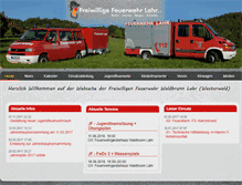 Tablet Screenshot of feuerwehr-lahr.org
